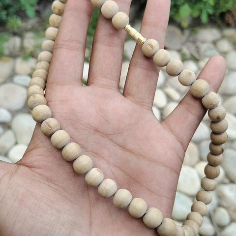 10 mm Round Beads Pure Tulsi Mala