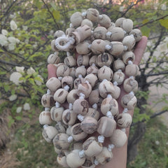 20–22 mm Large Beads Pure Tulsi Jaap Mala