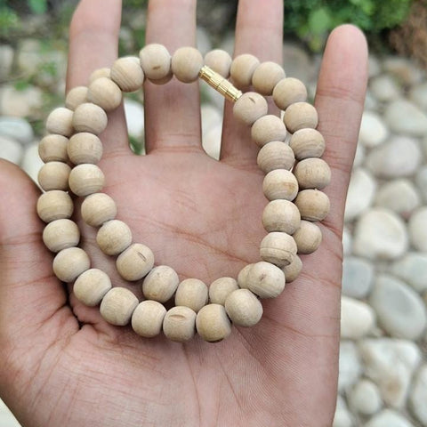 10 mm Round Beads Pure Tulsi Mala