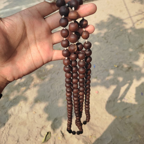 15–16 mm Ghee-Dipped Pure Tulsi Jaap Mala