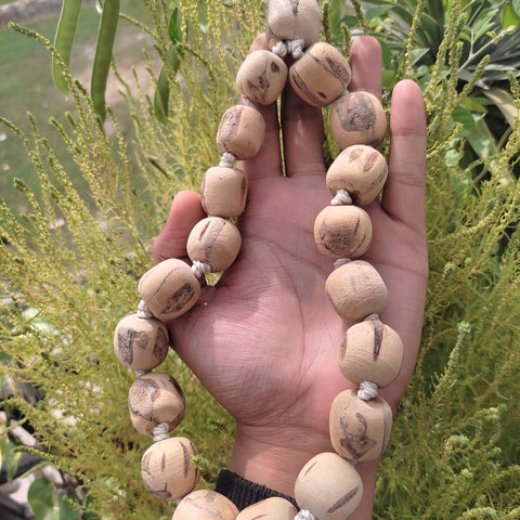 18+1 Beads 26 mm Pure Tulsi Jaap Mala
