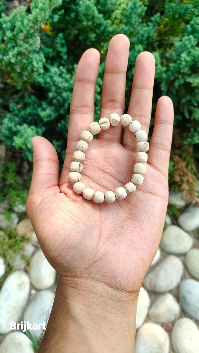 Pure Tulsi Beads Bracelet – Natural Devotional Wrist Mala