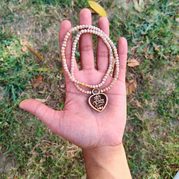 Shri Krishna Locket, Krishna Tulsi Mala, Tulsi Mala, Pure Tulsi Mala, Original Tulsi Mala, Handmade Tulsi Mala, Tulsi Mala for Men, Tulsi Mala for Women, Tulsi Kanthi Mala, Tulsi Mala for Neck, Tulsi Mala for Japa, Tulsi Mala ISKCON, Natural Tulsi Beads, Tulsi Mala for Puja, Spiritual Tulsi Mala, Tulsi Mala with Thread, Tulsi Mala for Meditation, Vaishnav Tulsi Mala, Tulsi Japa Mala, Single Round Tulsi Mala