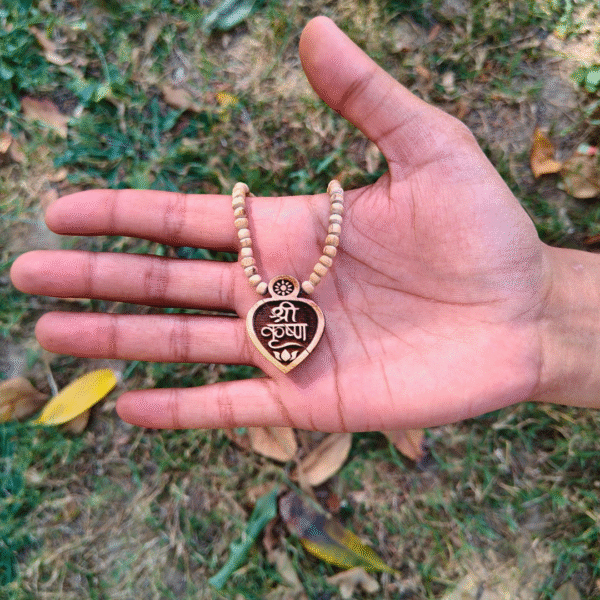 Shri Krishna Locket, Krishna Tulsi Mala, Tulsi Mala, Pure Tulsi Mala, Original Tulsi Mala, Handmade Tulsi Mala, Tulsi Mala for Men, Tulsi Mala for Women, Tulsi Kanthi Mala, Tulsi Mala for Neck, Tulsi Mala for Japa, Tulsi Mala ISKCON, Natural Tulsi Beads, Tulsi Mala for Puja, Spiritual Tulsi Mala, Tulsi Mala with Thread, Tulsi Mala for Meditation, Vaishnav Tulsi Mala, Tulsi Japa Mala, Single Round Tulsi Mala