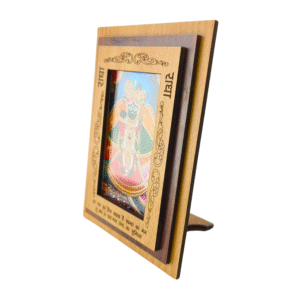Bankey Bihari Ji, Bankey Bihari photo frame, Bankey Bihari MDF frame, Vrindavan Bihari Ji photo, Radha Krishna bhakti frame, spiritual god photo frame, devotional mdf frame, MDF wooden god frame, 4x6 inch god photo, banke bihari ji wall frame, krishna mdf photo frame, radha krishna devotional gift, thakur ji photo, pooja room frame, vrindavan gift item, spiritual home decor