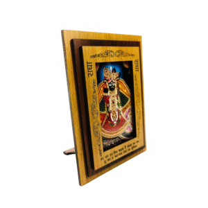 Bankey Bihari Ji, Bankey Bihari photo frame, Bankey Bihari MDF frame, Vrindavan Bihari Ji photo, Radha Krishna bhakti frame, spiritual god photo frame, devotional mdf frame, MDF wooden god frame, 4x6 inch god photo, banke bihari ji wall frame, krishna mdf photo frame, radha krishna devotional gift, thakur ji photo, pooja room frame, vrindavan gift item, spiritual home decor